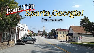 Driving through Downtown Sparta GeorgiaRoad Trip [upl. by Earezed]