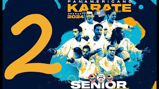 TATAMI 2  DIA 1  PANAMERICANO SENIOR KARATE URUGUAY 2024 [upl. by Semele190]