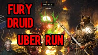 Diablo 2 Fury Druid UBER TRISTRAM Gameplay and Gear Discussion [upl. by Bat356]