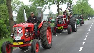 OPA oude trekkers oldtimer tractor toertocht tourtocht Harmelen hemelvaartdag 10052018 [upl. by Adelle388]