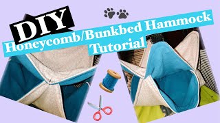 DIY HoneycombBunkbed Hammock Tutorial [upl. by Relyks]