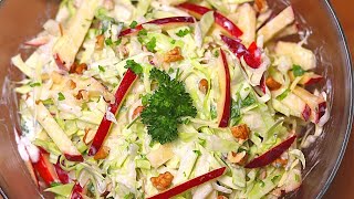 Dieser leckere Spitzkohl Salat ist ideal für heiße Sommertage Knackiger und leichter Krautsalat [upl. by Emma]