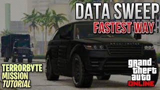 QUICKEST way to do  Data Sweep  GTA 5 TERRORBYTE TUTORIAL [upl. by Dnomasor]