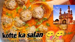 Hyderabadi kofte ka salan perfect recipe 🤗😋😋😋😋hyderabadirecipee ainnislife koftekasalan [upl. by Selrahc]