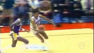 Best In Game Dunk Ever Dr J Julius Erving Dunks On Michael Cooper [upl. by Ettesyl]