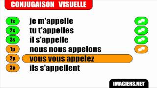 French verb conjugation  Sappeler  Indicatif Présent [upl. by Bernadine]