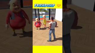 Frenklin Saved Motu Patlu 🤩  in indian bike driving 3d  shorts gta gaming [upl. by Eniamat44]