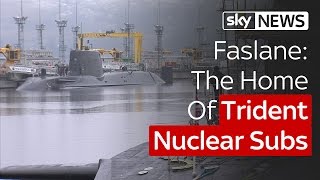 Faslane The Home Of Trident Nuclear Subs [upl. by Enialb]