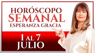 HORÓSCOPO DEL 1 AL 7 DE JULIO 2023  ESPERANZA GRACIA [upl. by Ellehcit359]