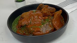 How to cook Ewedu Soup with egusi  Ewedu Elegusi  Nigerian food is yummy  Joyful Cook [upl. by Sioled]