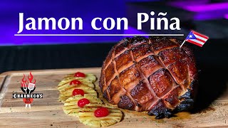 Jamon con piña al carbon estilo de Puerto Rico EP248 [upl. by Yoshi]