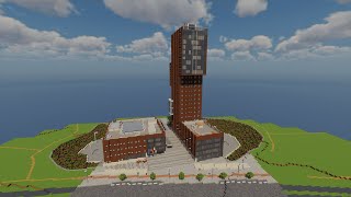 11 Scale RealLife Tower Recreated in Minecraft  Timelapse [upl. by Luisa]