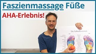 Faszienmassage Füße und Rückenschmerzen auflösen Wirklich [upl. by Airel231]