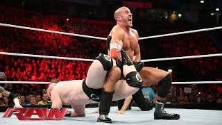 Cesaro vs Sheamus  WWE World Heavyweight Championship Tournament Match Raw November 9 2015 [upl. by Hanus145]