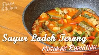 Cara Masak Sayur Lodeh Terong  Petai [upl. by Adnawahs]