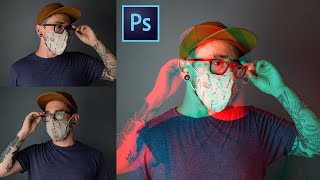 Creating 3D Anaglyph Effect  Photo Editing Tutorial in Photoshop  Must Editing [upl. by Eibbed]