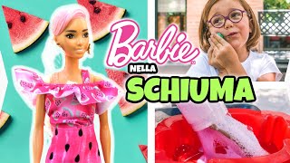 BARBIE ANGURIA e FRAGOLA nella SCHIUMA PROFUMATA 25 Sorprese [upl. by Assital]