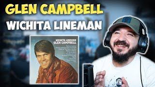 GLEN CAMPBELL  Wichita Lineman  FIRST TIME HEARING REACTION [upl. by Guinevere]