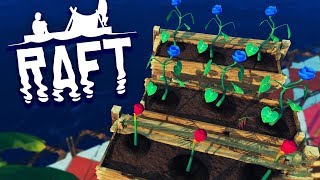 THE FLOWER FARM Raft Survival Episode 15 [upl. by Birkner]