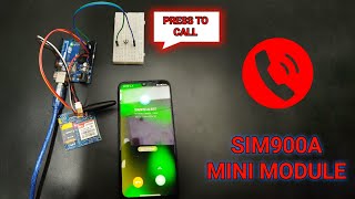 How to Interface SIM900A Module with Arduino  making calls using SIM900 [upl. by Enehs]