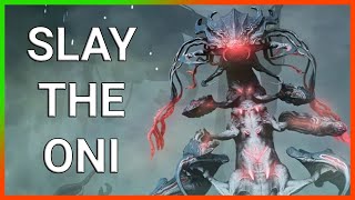 Warframe Easy Steel Path Oni Kills Shrine Defence [upl. by Alejoa324]