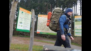 Wanderung Diemelsteig von D1 Heringhausen nach D3 Rhenequelle 06042022 Crossfire DG 16 Rucksack [upl. by Baryram]