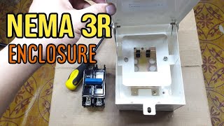 Ano ang NEMA 3R Enclosure  paano e install  Philippines  Local Electrician [upl. by Cecile]