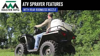 Economy ATV Broadcast Sprayer Features SAOH3 [upl. by Peyter]