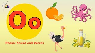 o phonic sound  Learn the sound of letter o  Initial sound o  o phonics video  Identifying o [upl. by Surtimed]