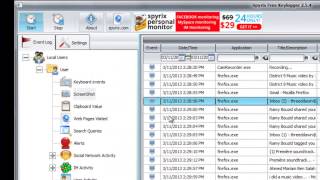 Spyrix Free Keylogger  main functions [upl. by Telford]