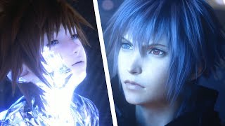 Kingdom Hearts 3 ReMind DLC  All Endings  Final Boss amp True Ending [upl. by Harlan250]