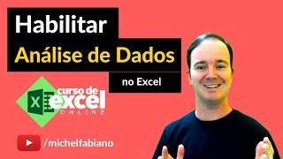 Como habilitar análise de dados e estatística descritiva no excel 2016 [upl. by Aillemac]