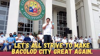 MAYOR ALBEE BENITEZ LETS ALL STRIVE TO MAKE BACOLOD CITY GREAT AGAIN [upl. by Gneh]