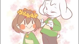 Asriel and Chara Shimejis on my Chromebook [upl. by Akiwak]