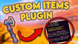 Best Custom Items Plugin  Minecraft Plugins [upl. by Elfstan]