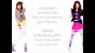 Zendaya amp Bella Something To Dance For  TTYLXOX lyrics [upl. by Jaime]