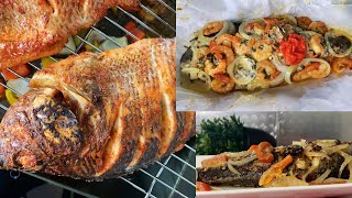 3 Recettes du POISSON TILAPIAet Dorade au fourà la poèleen papillotte avec crevetteDelicieux [upl. by Aicyle79]