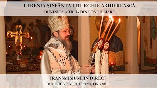 ⭕LIVE  Sfânta Liturghie arhierească săvârșită de Preasfinţitul Părinte Macarie  Duminica Sf Cruci [upl. by Jeffrey]