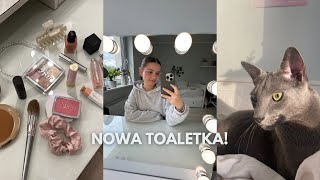 NOWA TOALETKA 🫶🏽🍵🎀  organizacja oraz vanitytour 🫧 [upl. by Gertie]