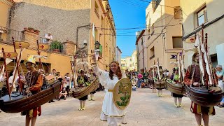 CERCAVILA Gegantons Infantils Ball de Galeres de Valls i Basilisc petit Festa Major Picamoixons [upl. by Aidualc]