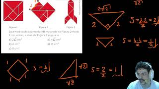 TSI  Resolução de Exercícios  Lista 8  Caderno 2  Área de Figuras Planas [upl. by Sherborne]