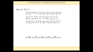 Elegisches Distichon Latein erklärt Hexameter  Pentameter [upl. by Irahs95]