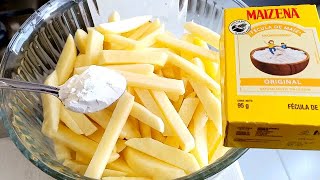 El SECRETO Para unas PAPAS FRITAS PERFECTAS CRIS EN LA COCINA [upl. by Ahseek]