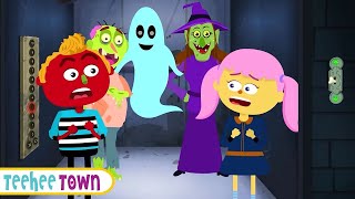 Spooky Scary Elevator  NEW Halloween Skeleton Song By Teehee Town [upl. by Dallas]