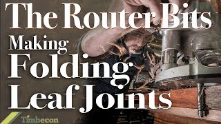 The Router Bits  Making a Folding Leaf Joint [upl. by Hayward514]