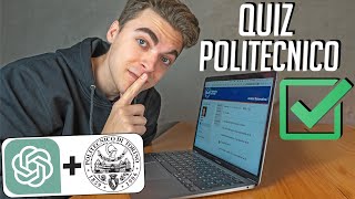 come fare 0 errori ai quiz Politecnico  Pretest e Itinere [upl. by Ellenej]