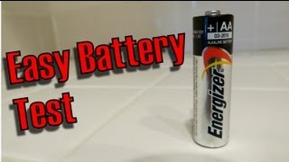 How To Test a AA battery Easiest Way For Any Battery Fast Easy [upl. by Issor865]