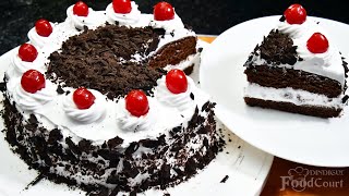 Black Forest Cake Recipe Black Forest Cake Without Oven [upl. by Abagael]