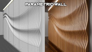 How to Create Parametric Wall in 3ds Max tutorial 3dsmax parametricdesign [upl. by Certie]