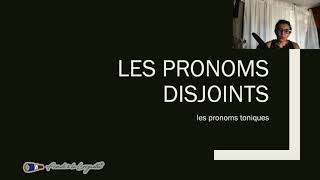 French disjunctive pronouns [upl. by Nadnerb871]